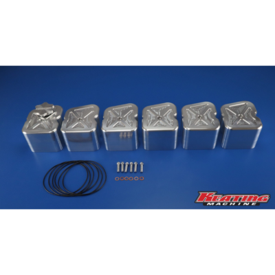 Keating Machine - 12 Valve Billet Individual Valve Covers – Fits Cummins