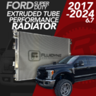 2017-2024 Ford 6.7L F250 F350, F450 Powerstroke Diesel 4 Row Extruded Tube Aluminum Radiator 1 2017-2024 Ford 6.7L F250 F350, F450 Powerstroke Diesel 4 Row Extruded Tube Aluminum Radiator