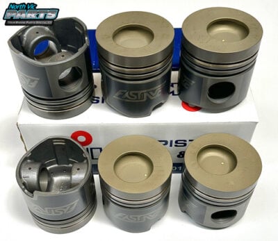 FAST Piston Set - Toyota 1KD-FTV - Ceramic Coated & Modified bowl