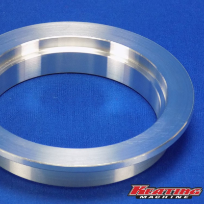Keating Machine - 3 Weld on to 3.5 V-Band Turbo Outlet Flange Aluminum