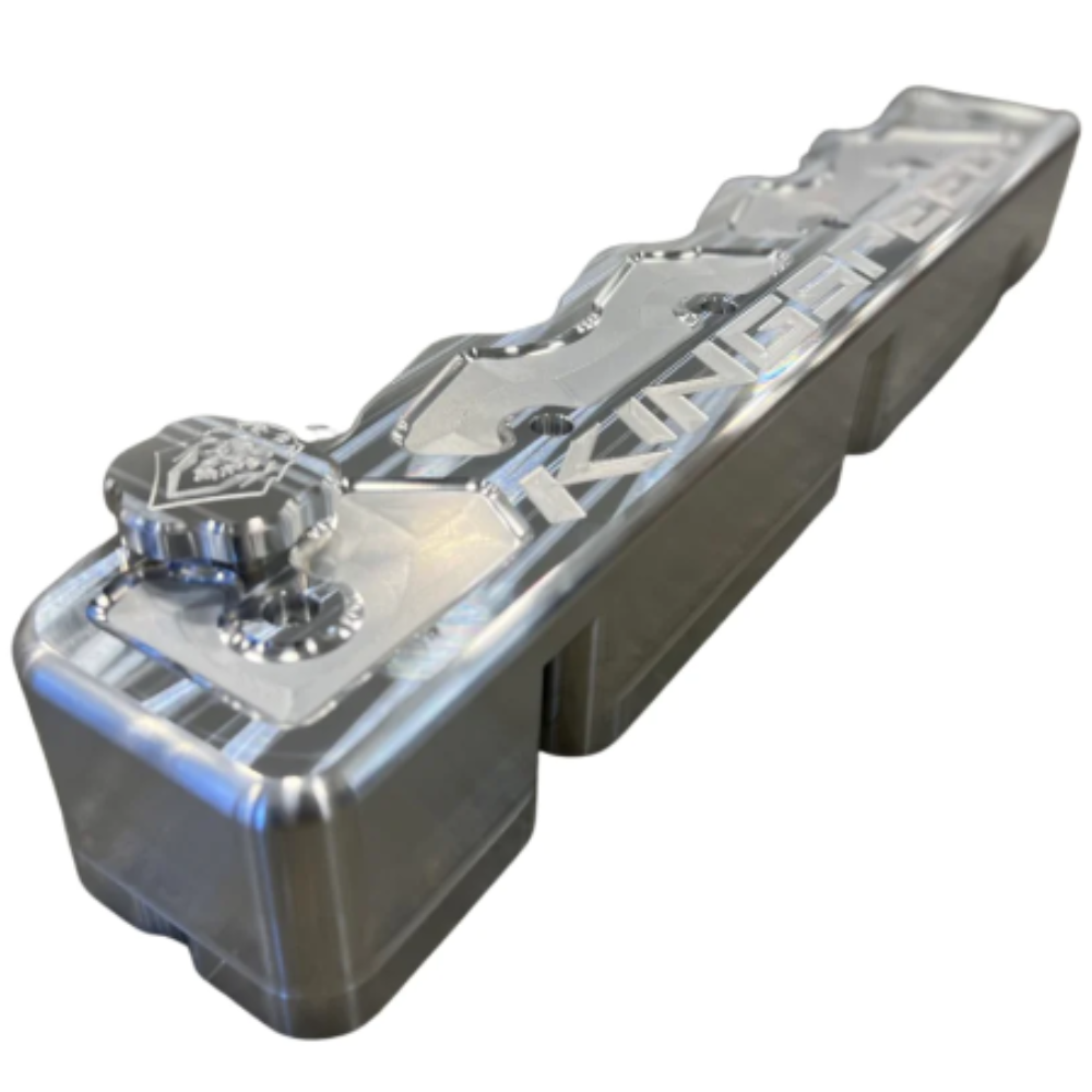 Kingspeed - Billet Valve Cover Raw Engraved 89-98 Cummins