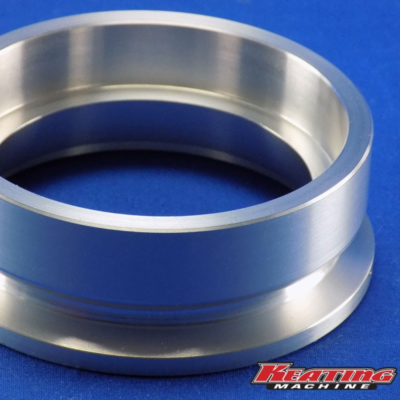 Keating Machine - 3.5 Weld on to 3.5 V-Band Turbo Outlet Flange Aluminum