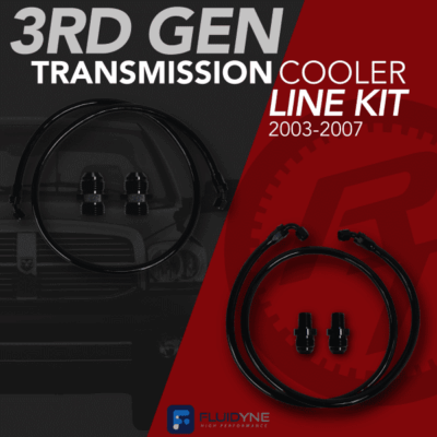 Fluidyne 3rd Gen Cooler Line Kit (03-07 48RE) Heater Bypass