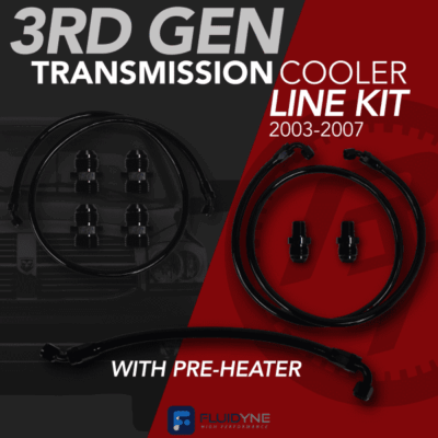Fluidyne 3rd Gen Cooler Line Kit – with Pre-Heater (03-07 48RE)