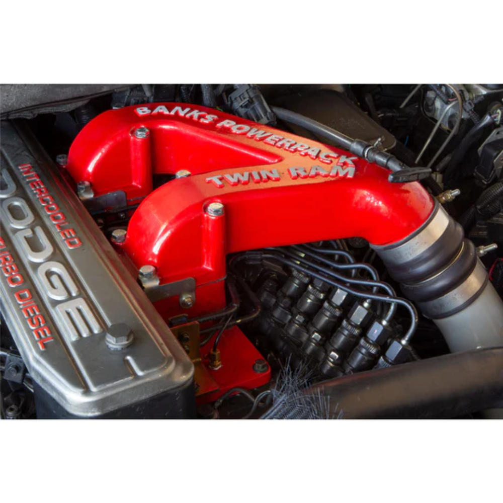 Banks Twin Ram 12 valve Cummins Intake Manifold System