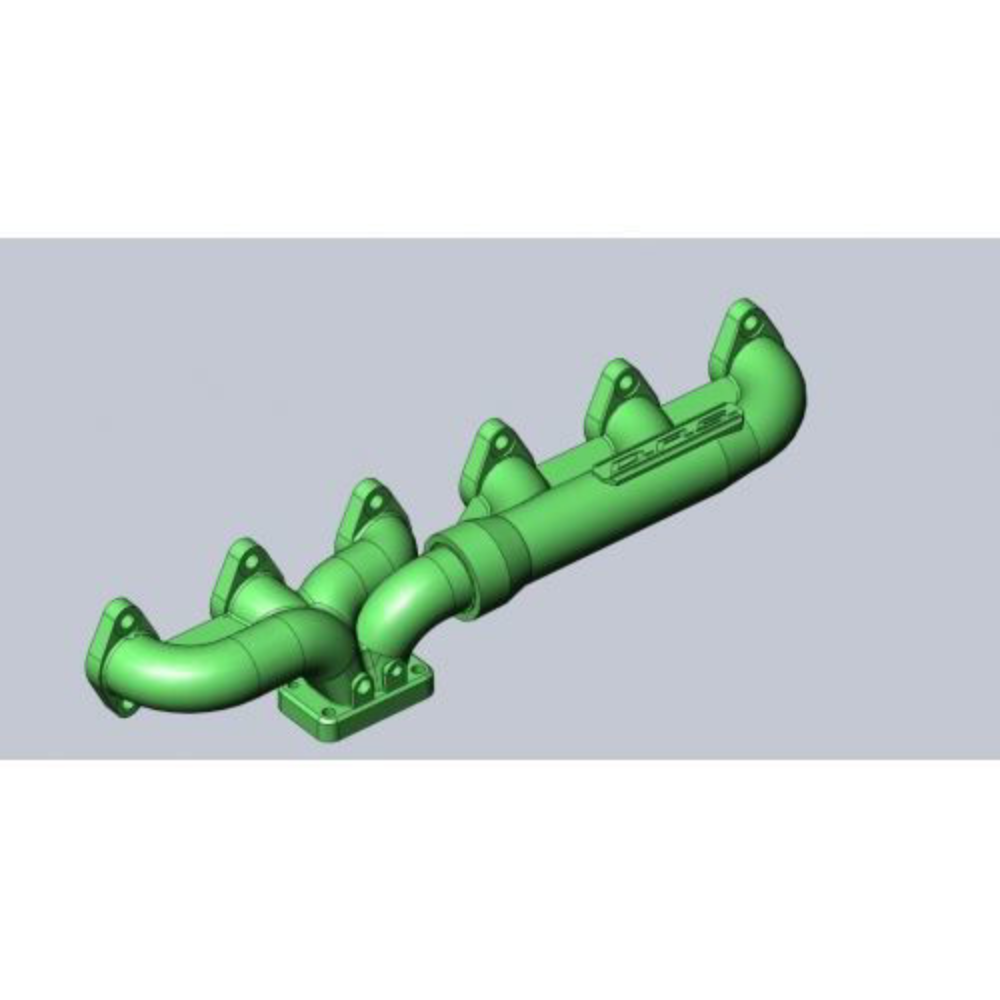 DPS - Ford Cummins Swap Exhaust Manifold - Fits 12V Ford Cummins Conversion - Fummins Swap T3