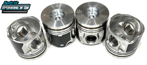 Dish Top Piston & Ring Set - Ford NSJ N8A N9A