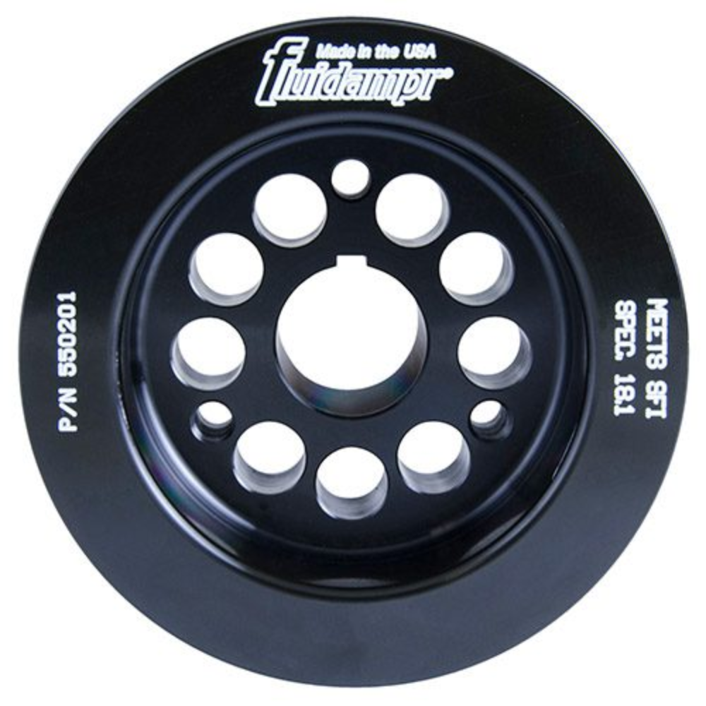 Fluidampr (P/N 550201) Ford Flathead w/ wide belt pulley.