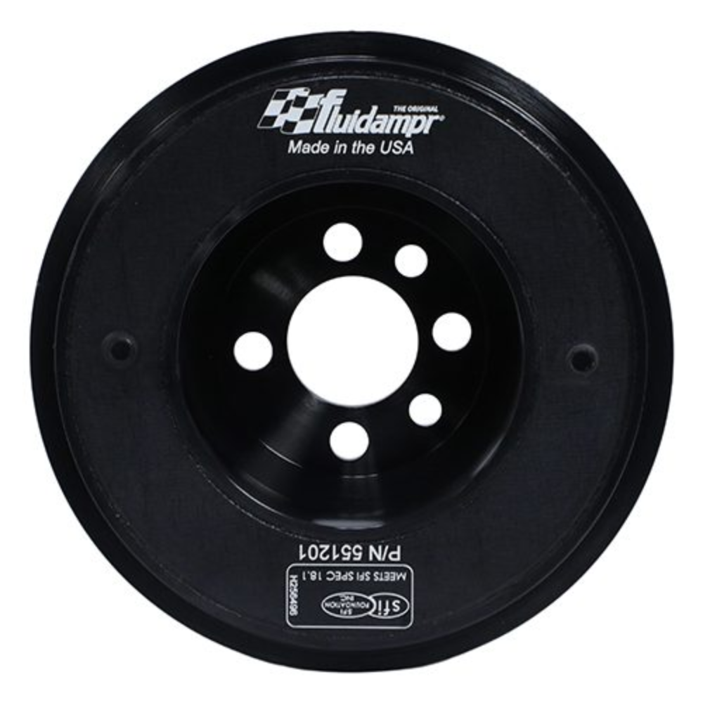 Fluidampr (P/N 551201) 2000-2005 VW. 1.8L turbo. 4 bolt hole crank pulley mounting.