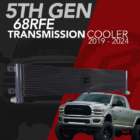 Fluidyne Heavy Duty 68RFE Transmission Cooler 19-24 Cummins