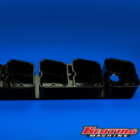 Keating Machine - 12 Valve Billet Valve Cover fits Cummins Notched for Stock Lines Black Anodized Pocketed