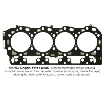 MAHLE - Cylinder Head Gasket Wave-Stopper Left (Grade C 1.05MM) 2001-2016 GM Duramax 6.6L LB7/LLY/LBZ/LMM/LML