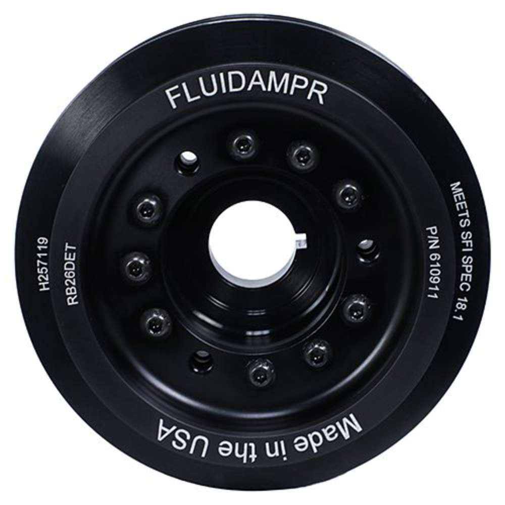Fluidampr (P/N 610911) 1993-2002 Nissan Skyline BCNR33 GTR, BNR34 GTR. RB26DET phase-2 engine.