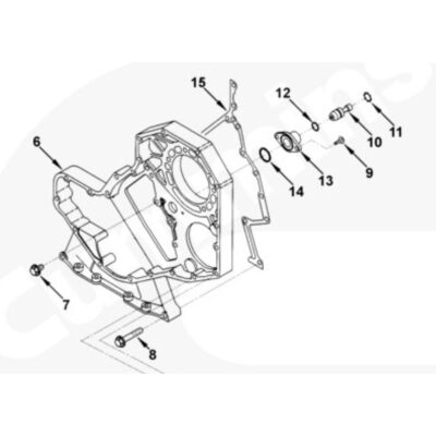 Cummins 6BT 5.9L Front Gear Housing Gasket