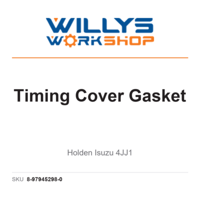 Genuine Timing Cover Gasket | Holden Isuzu 4JJ1