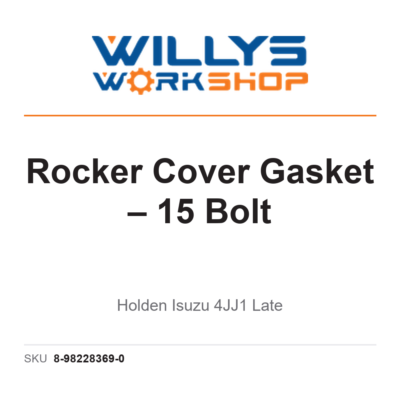 Genuine Rocker Cover Gasket – 15 Bolt | Holden Isuzu 4JJ1 Late