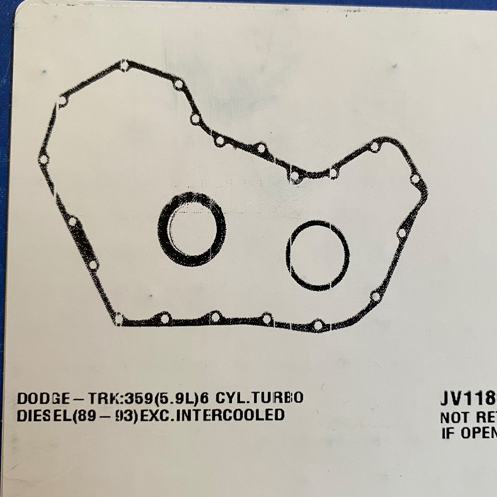 MAHLE - Cummins 6BT 5.9L & 4BT 3.9L – VE Injection Pump Front Cover Gasket Set (89-93 Dodge Ram)