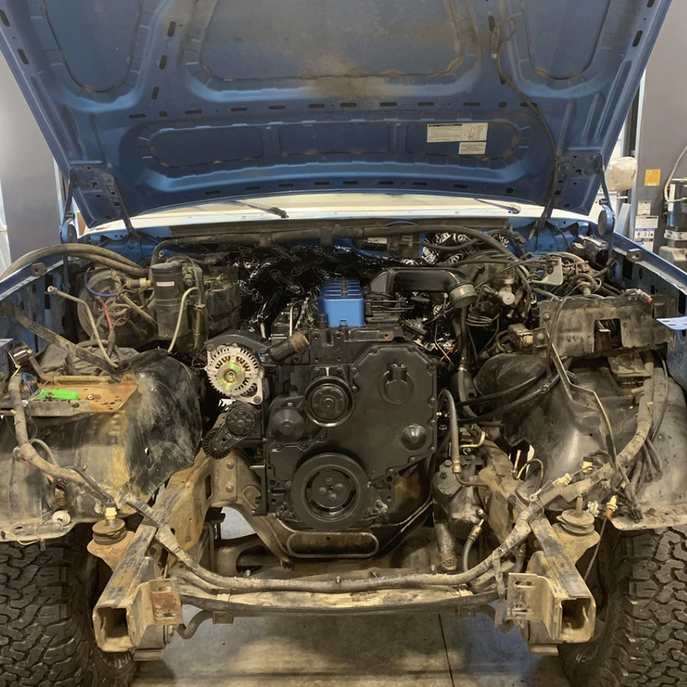 Motor Mounts: 1980-1997 Ford F250/350 to 12v/24v/CR Cummins