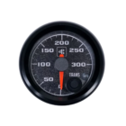 Power Driven Diesel - 300 PSI Transmission Line Pressure Gauge w/warning – 2 1/16 Black