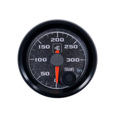 Power Driven Diesel - 300 PSI Transmission Line Pressure Gauge w/warning – 2 1/16 Black