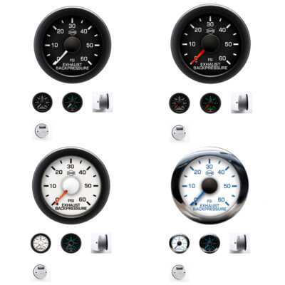 ISSPRO - EV2 – 60 PSI Exhaust Backpressure Gauge