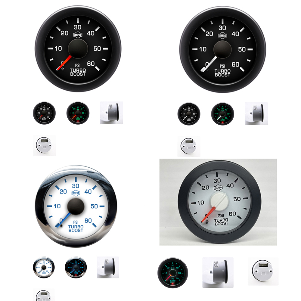 ISSPRO-boost-gauge-promo ISSPRO - EV2 – 60 PSI Turbo Boost Gauges
