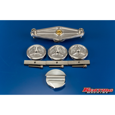 Keating Machine - 12 Valve & 24 Valve Billet Freeze Plug Kit fits 1989 to 2002 Cummins 5.9L