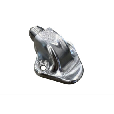 Kingspeed - Billet Fuel Pump Blockoff Plate W/ -10AN Male Fitting