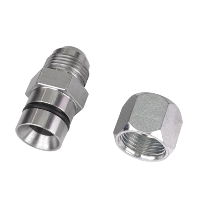 Power Driven Diesel - 10AN Block Oil Drain Fitting For 89-07 Dodge Cummins