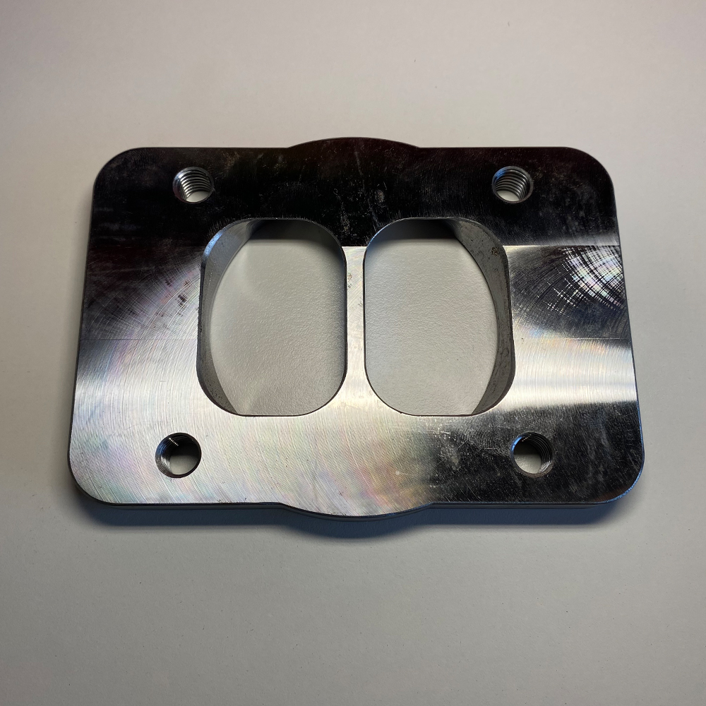 3 to T4 Twin Scroll Turbo Adapter