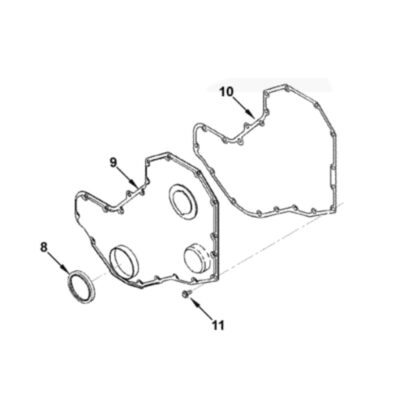 Cummins 6BT / 4BT Front Gear Cover Gasket 89-93 VE PUMP