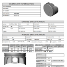 CP Bullet Ford Cleveland 4.020 Piston Set - Flat Top - 3.850 Stroke - 6.00 Rods