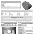 CP Bullet Ford Cleveland 4.040 Pistons Set - Flat Top - 3.850 Stroke - 6.00 Rods