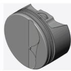 CP Bullet LS 3.905 Piston Set - -18cc Dish Top - 4.00 Stroke - BLS1002-007