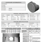 CP Bullet LS 4.010 Pistons Set - -2.7cc Flat Top - 3.622 Stroke - BLS1012-125