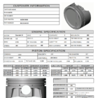 CP Bullet 3.799 Pistons Set - -13.1cc Dish - 4.00 Inch Stroke - BLS1014-019