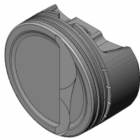 CP Bullet Ford Cleveland 4.020 Pistons Set - -14cc Dish - 4.000 Stroke - BF6052-020