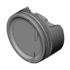 CP Bullet LS 4.125 Pistons Set - -17.4cc Dish - 4.00 Stroke - BLS1008-125