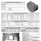 CP Bullet Ford Cleveland 4.020 Pistons Set - -14cc Dish - 4.000 Stroke - BF6052-020