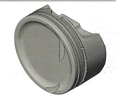 CP Bullet LS 4.130 Pistons Set - -25cc Dish Top - 4.00 Stroke - BLS1203-005