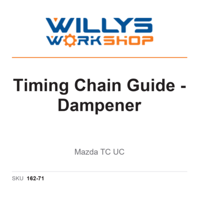 Timing Chain Guide – Dampener - Mazda TC UC