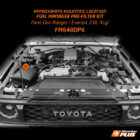 Fuel Manager Pre-Filter Kit LAND CRUISER 70 SERIES (FM648DPK) 3 fm648dpk mounting location