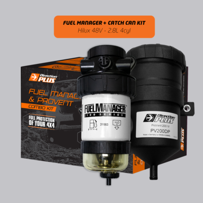 Fuel Manager Pre-Filter + Catch Can Kit HILUX N80 Hybrid 48V (FMPV684DPC)