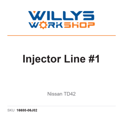 Genuine Injector Line #1 - Nissan TD42