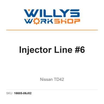 Genuine Injector Line #6 - Nissan TD42