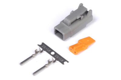 Plug and Pins Only – Male Deutsch DTM-2 Connector