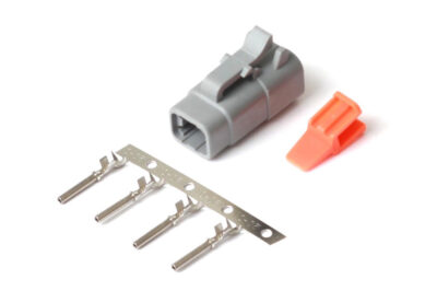 Plug and Pins Only – Male Deutsch DTM-4 Connector