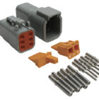 Plug and Pins Only – Matching Set of Deutsch DTM-6