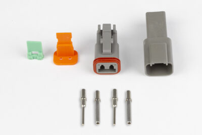 Plug and Pins Only – Matching Set of Deutsch DT-2 Connectors