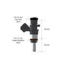Bosch 980cc injectors – Flowmatched set of 6 (0280158040)